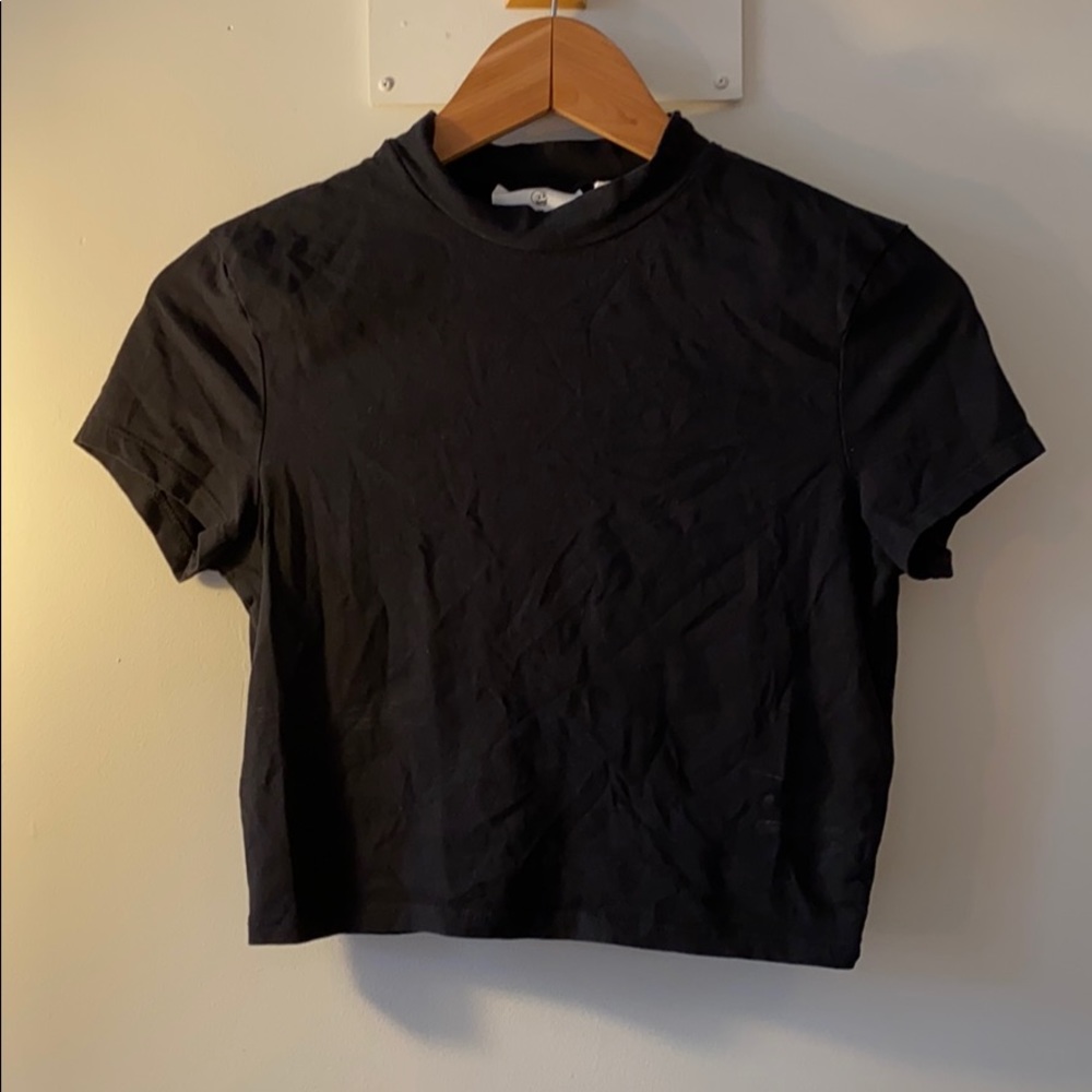 Cheap Monday Black Crop Tee Size: S